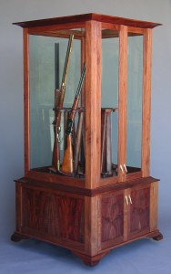 Gun Cabinet with Rotating Display