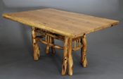 Ash Dining Table with Scrub Oak Legs