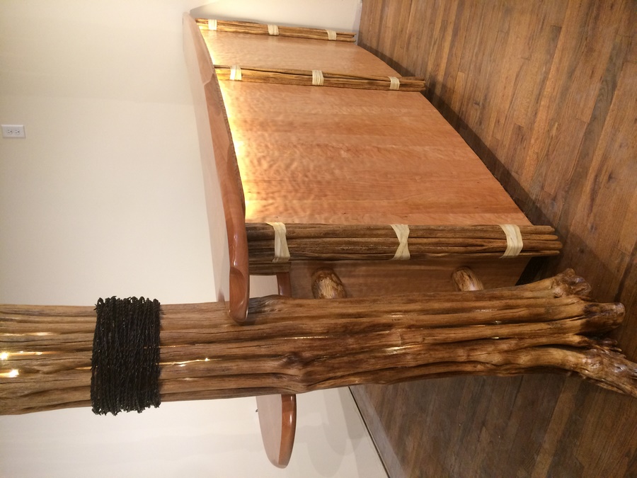 Raw Hide wrapped saguaro pieces
