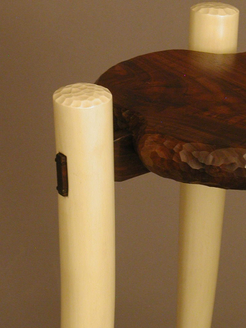 Tusk Pedestal detail of top