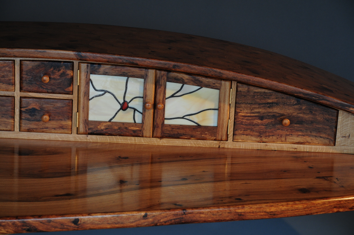"The Least Of These" Writing Desk Stained Glass