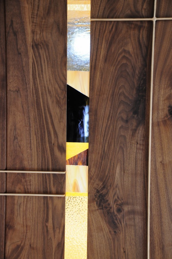 Detail of stacked glass