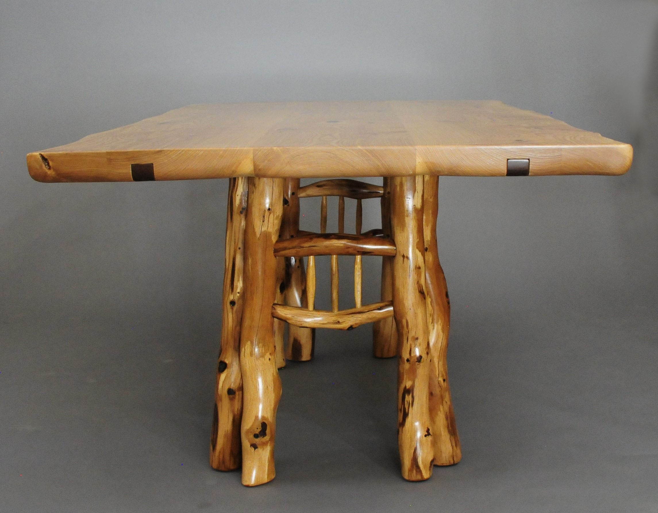 Ash dining table detail