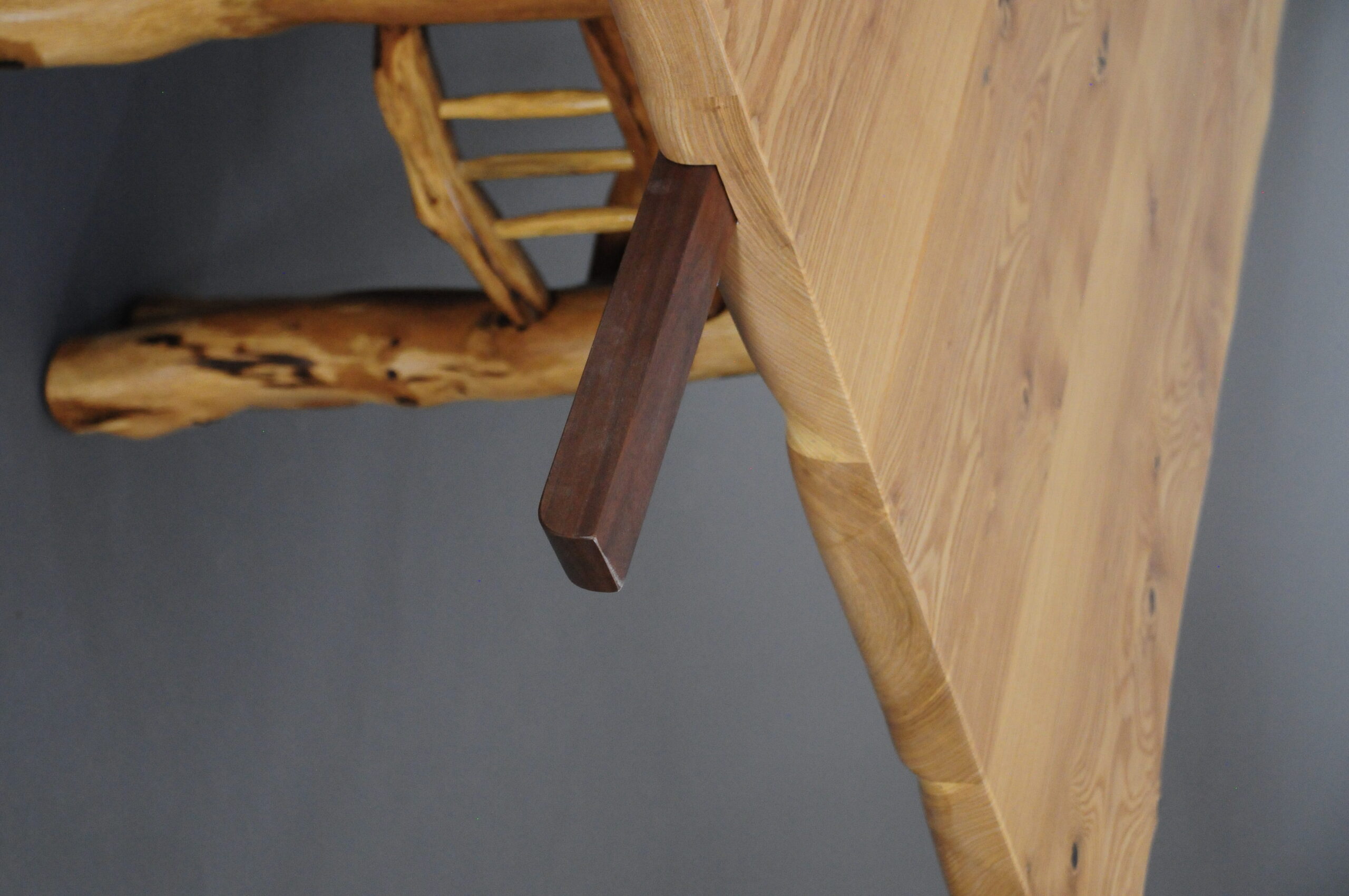 Ash Dining Table extension detail